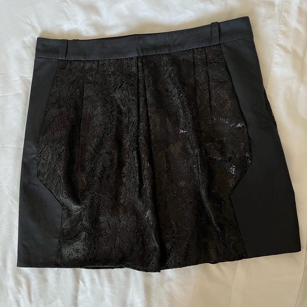 Balenciaga Black lace mini skirt - Picture 2 of 6